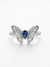 BlueFlare Butterfly Ring