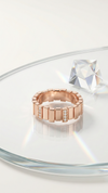 Golden Link Flex Ring – 925 Sterling Silver