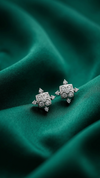 Celeste Cross Sparkle Studs
