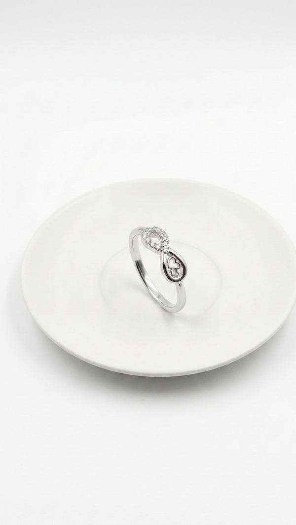 Eternal Double Heart Ring