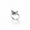 BlueFlare Butterfly Ring