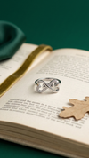 Infinity Twin Heart – 925 Sterling Silver