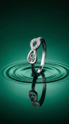Eternal Double Heart Ring