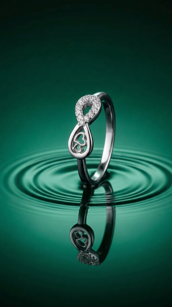 Eternal Double Heart Ring
