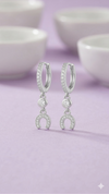 Lucky Charm Horseshoe Hoop Earrings