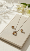 Sunbeam Crystal Silver Set