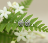 Stellar Drop Silver Studs