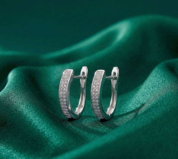 Luxe Pavé Hoops