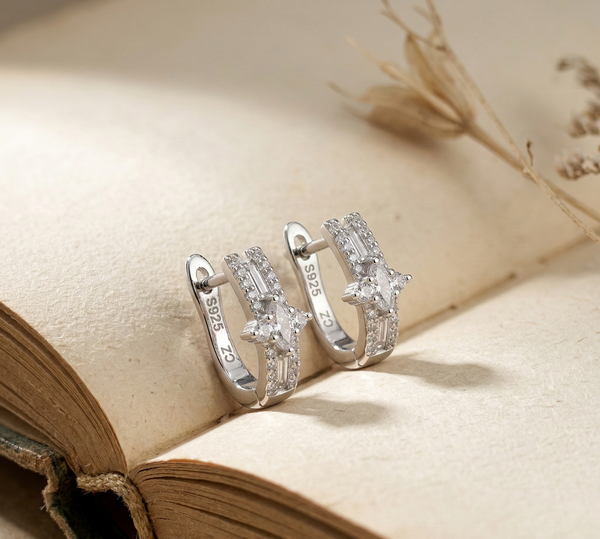 Celeste Star Hoops