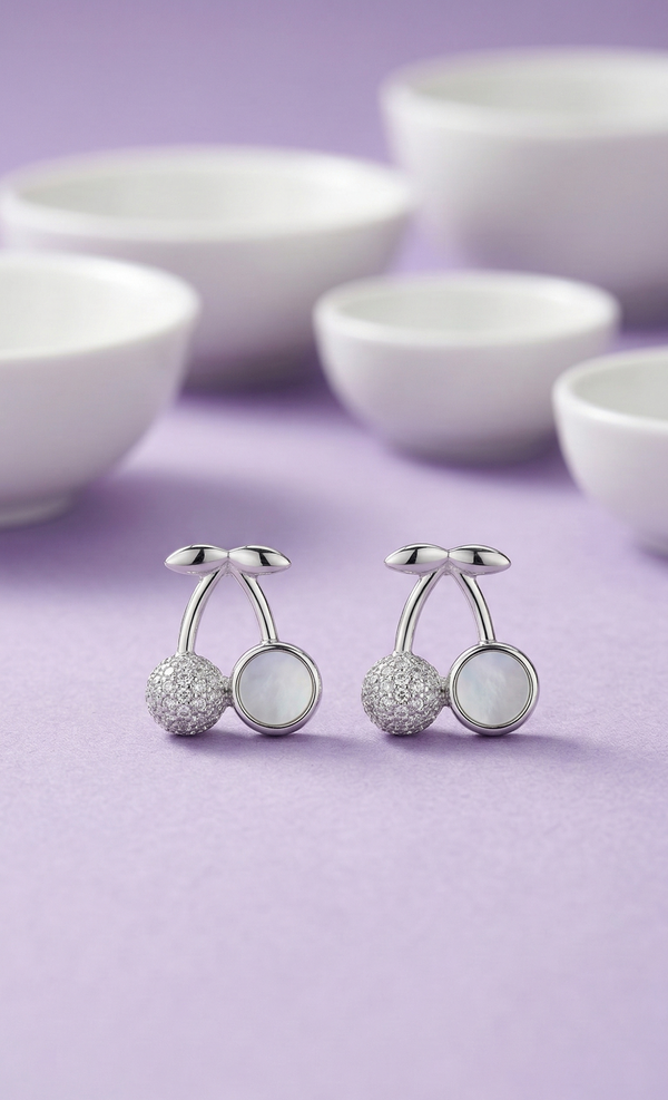 Cherry Spark Studs