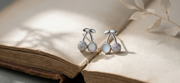 Cherry Spark Studs