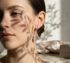 Celeste Leaf Drop Earrings