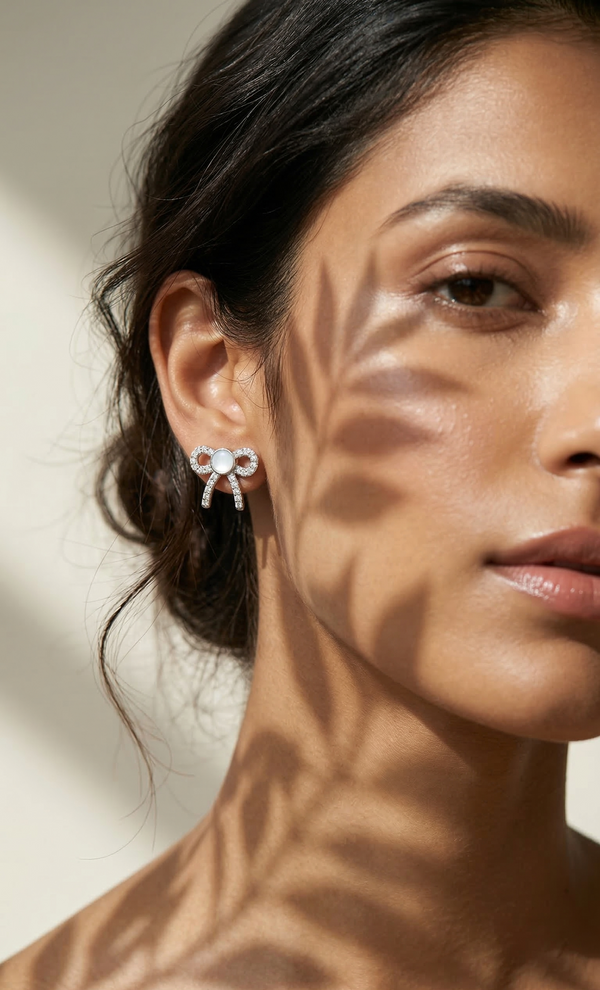 Celeste Bow Spark Studs 🎀
