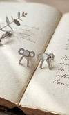 Celeste Bow Spark Studs 🎀