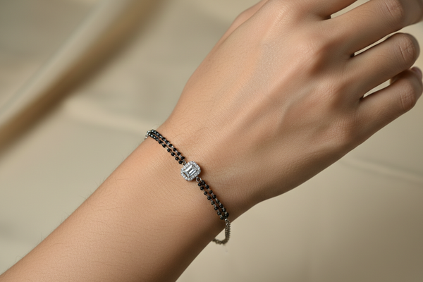 The Silver Radiance Mangalsutra